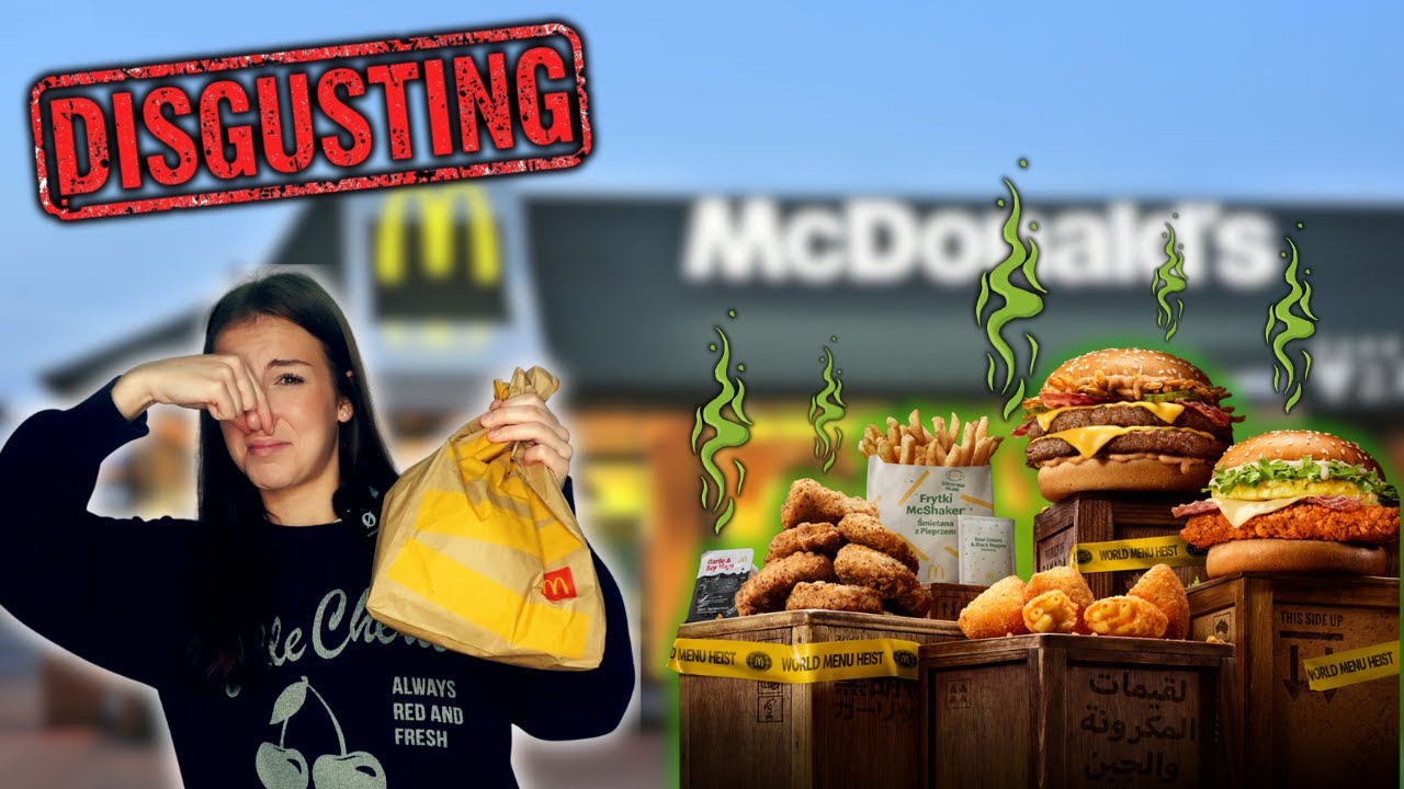 I tried all of the MCDONALDS HEIST menu | Disappointed 😢
