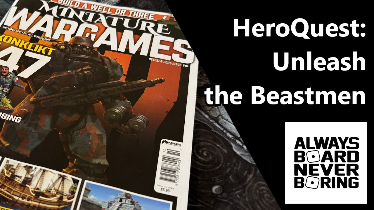 Журнал «HeroQuest in Miniature Wargames», выпуск 5–10, октябрь 2025 г. | Свежие идеи для Моркара ...