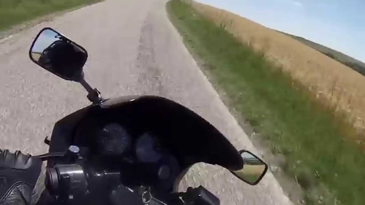 Des virages, du bon son en GPZ 500S