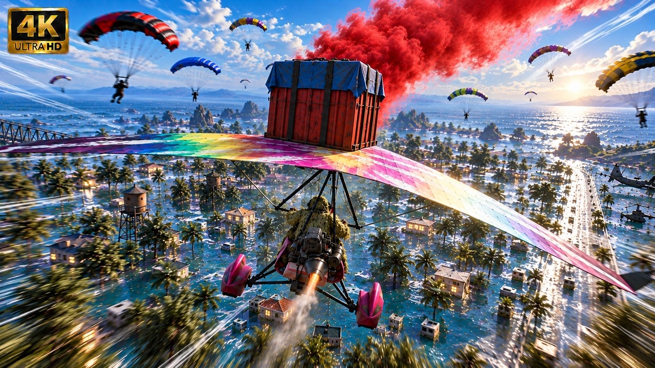 PUBG PC : ERANGEL GLIDER 2K GAMEPLAY TPP (NO COMMENTARY) | AXA1R