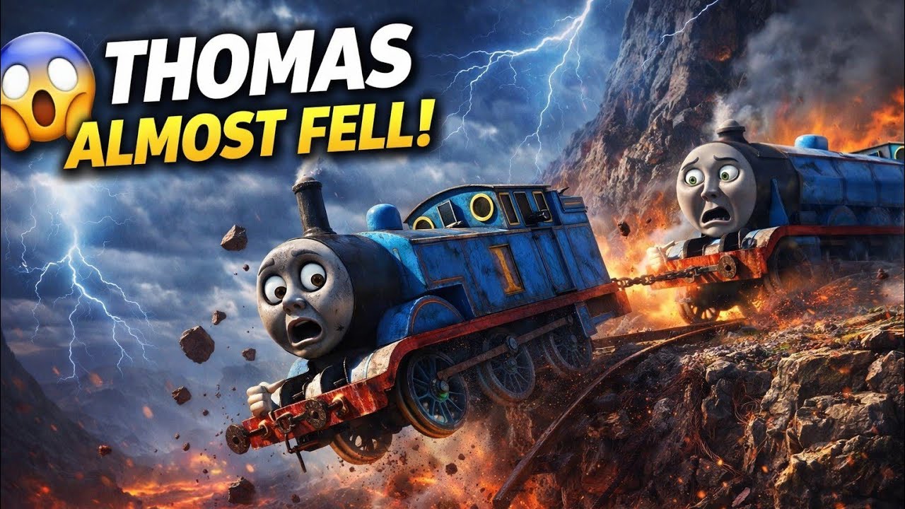 Thomas Was About to Fall… Gordon’s Heroic Rescue at the Broken Railway | Emotional Train Story 🚂