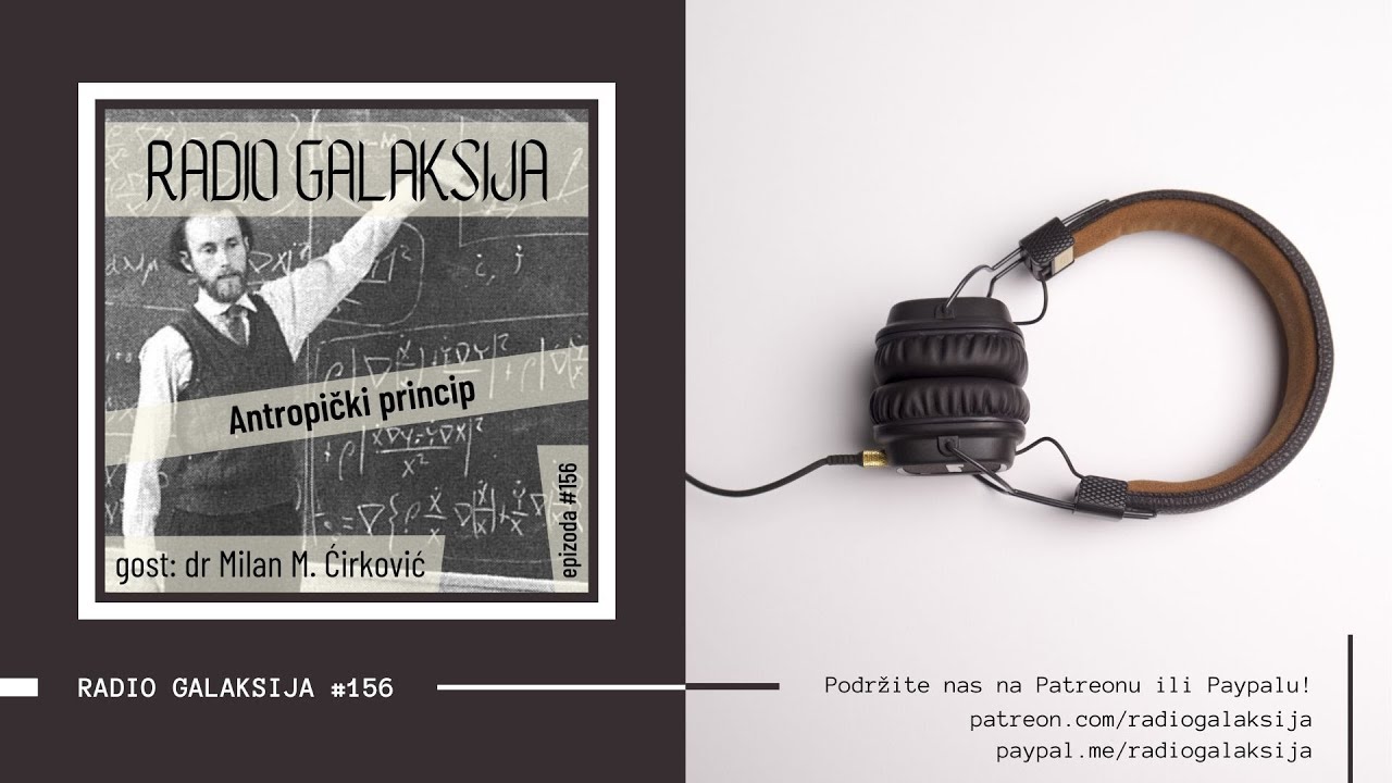Radio Galaksija #156: Antropički princip (dr Milan M. Ćirković) [20-09-2022]