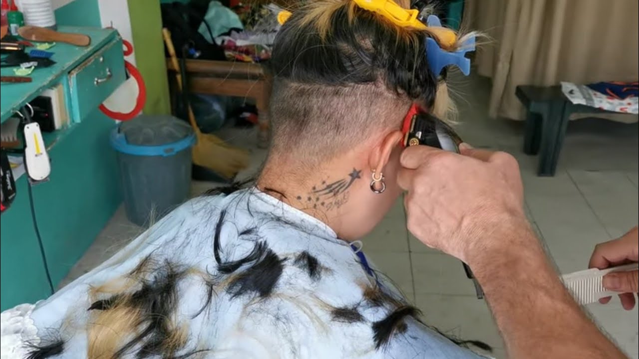 ELLEN undershaved xtreme short bobcut✂️