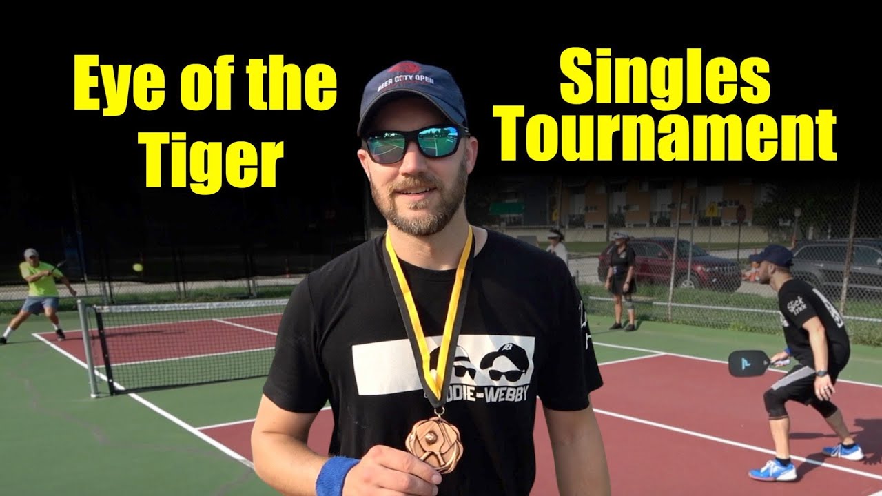 Eye Of The Tiger Singles Tournament - Royal Oak Pickleball - 2021