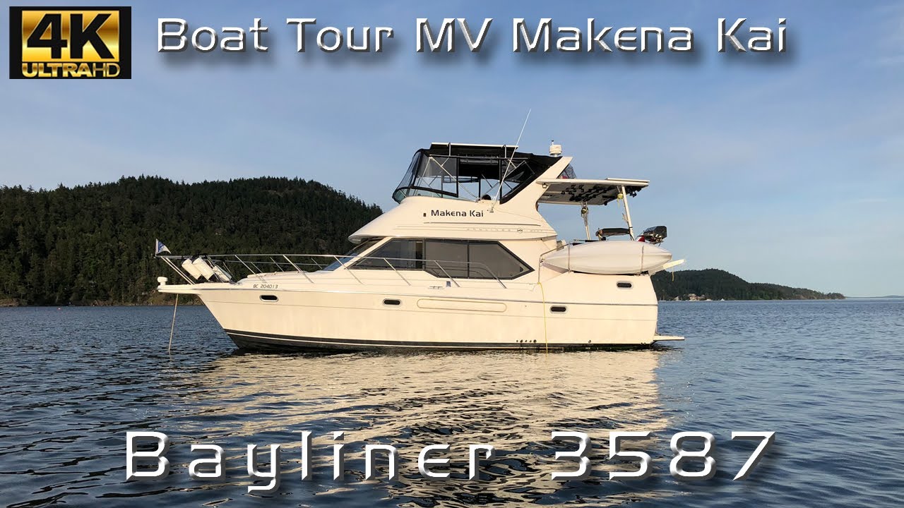 Bayliner 3587 BOAT TOUR | EP 30 | Cruising/Boating Pacific Northwest | MV Makena Kai