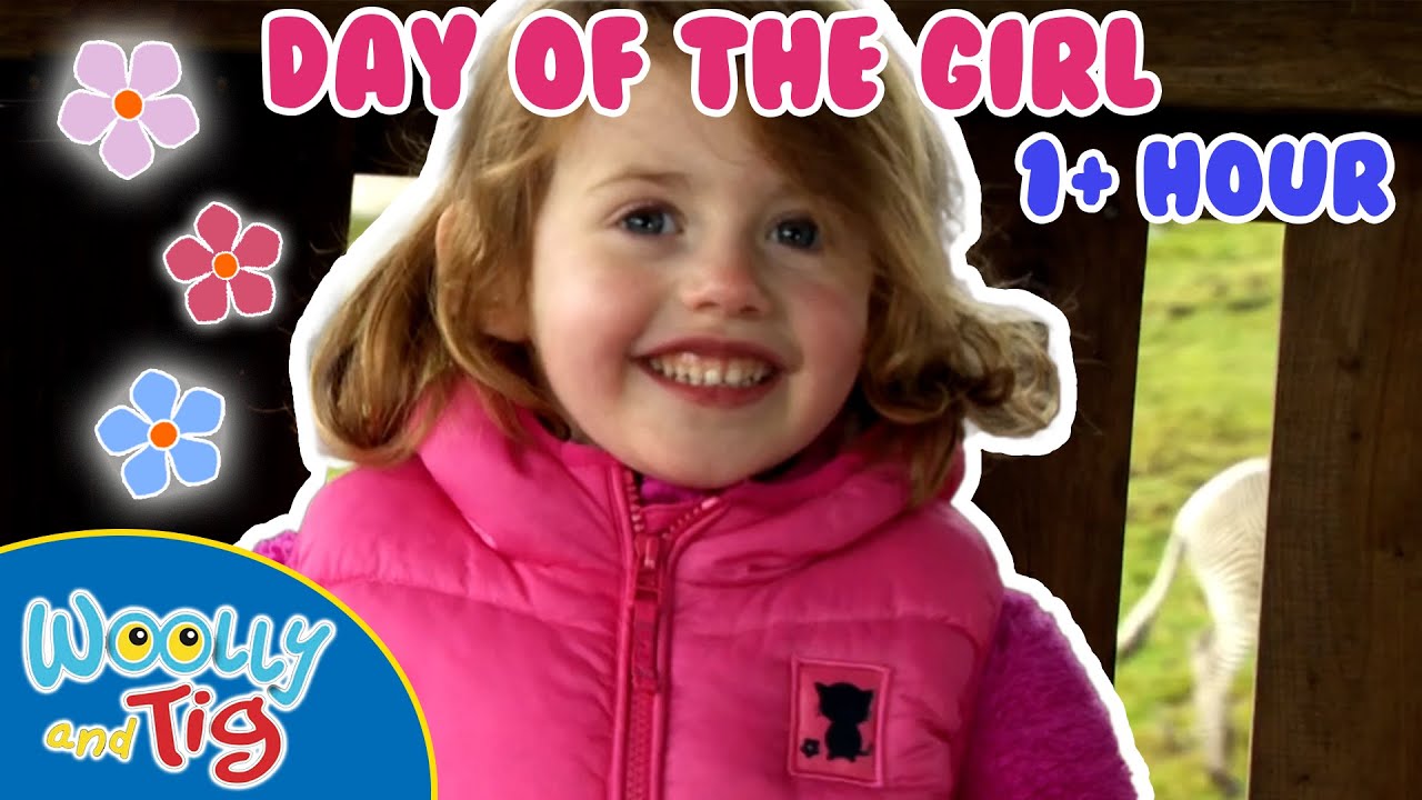 @WoollyandTigOfficial - ❤️ Girls Rule! 👑 | 1+ HOUR | Day of the Girl | TV Show for Kids | Toy Spider