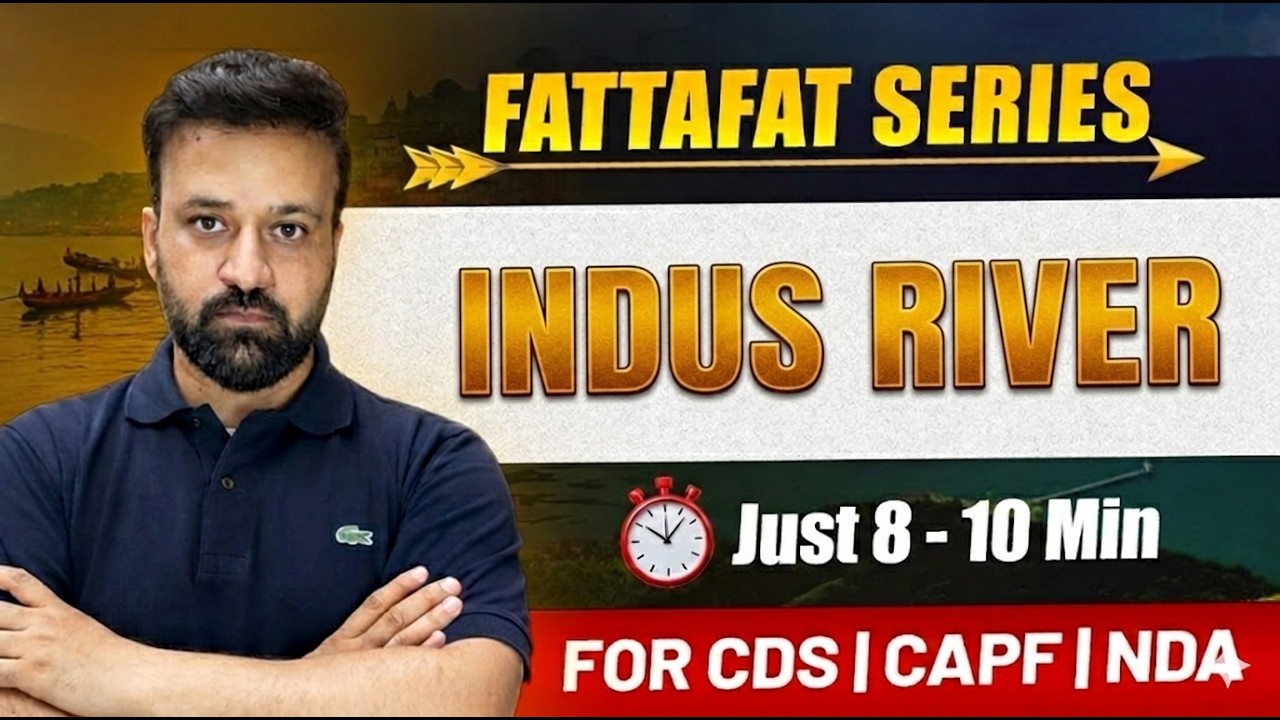 Indus River System Explained with Map |  Fattafat Series