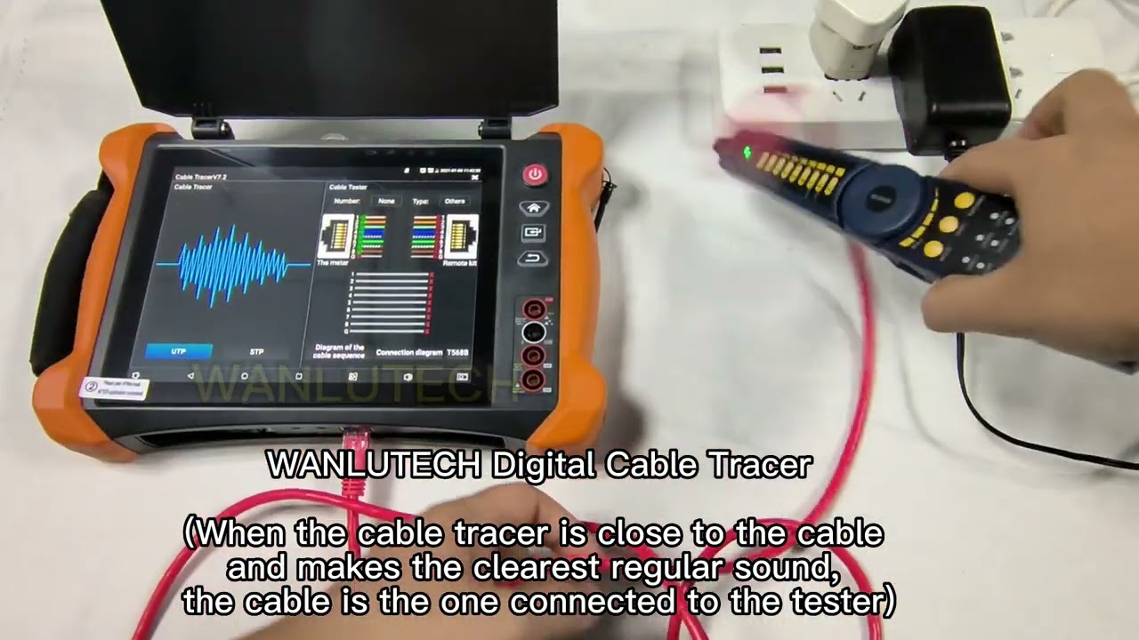 CABLE TRACER WANLUTECH OTDR CCTV TESTER (model: MT-8000)