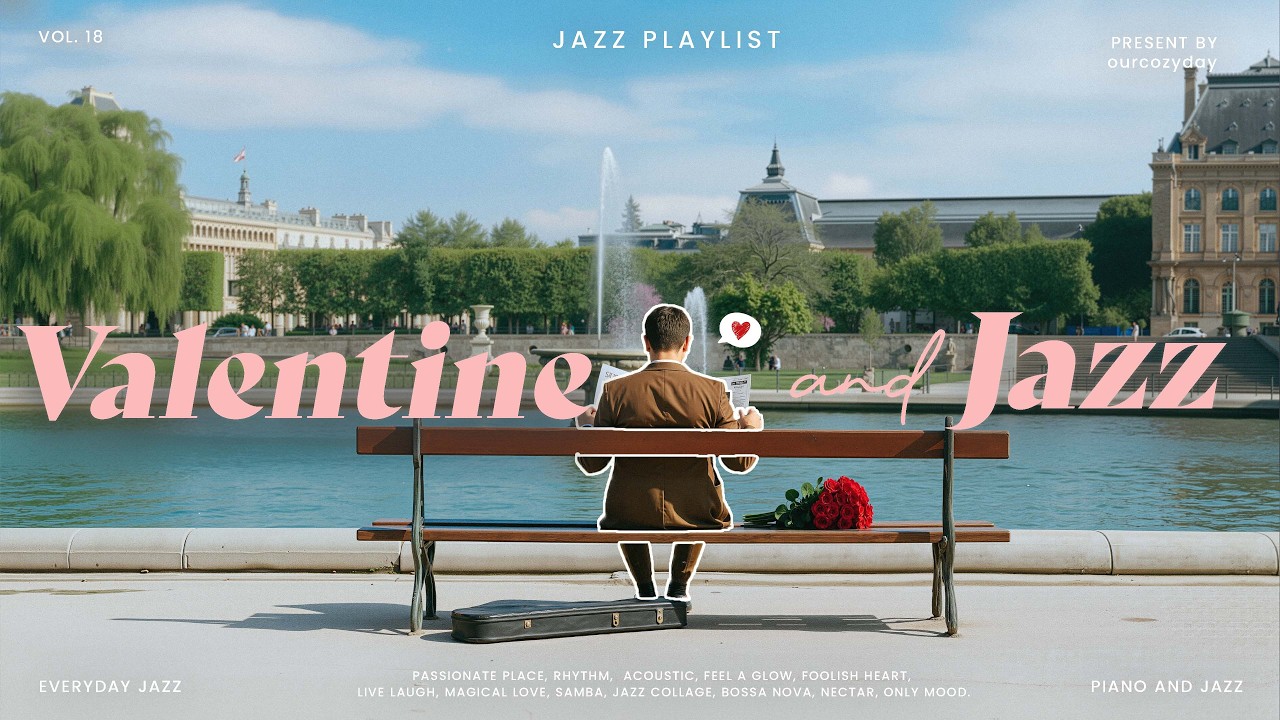 ❤️ Valentine Jazz (NO MID-ROLL ADS) – Soft Romantic Jazz for Cozy Love Moments