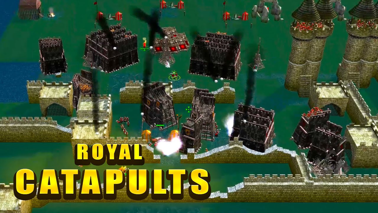 Stronghold Legends Online Multiplayer | ROYAL Catapults in ACTION...