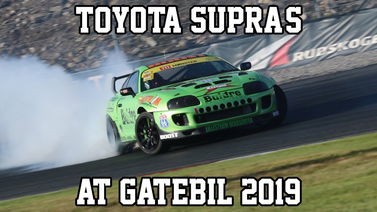 Toyota Supra's at Gatebil 2019