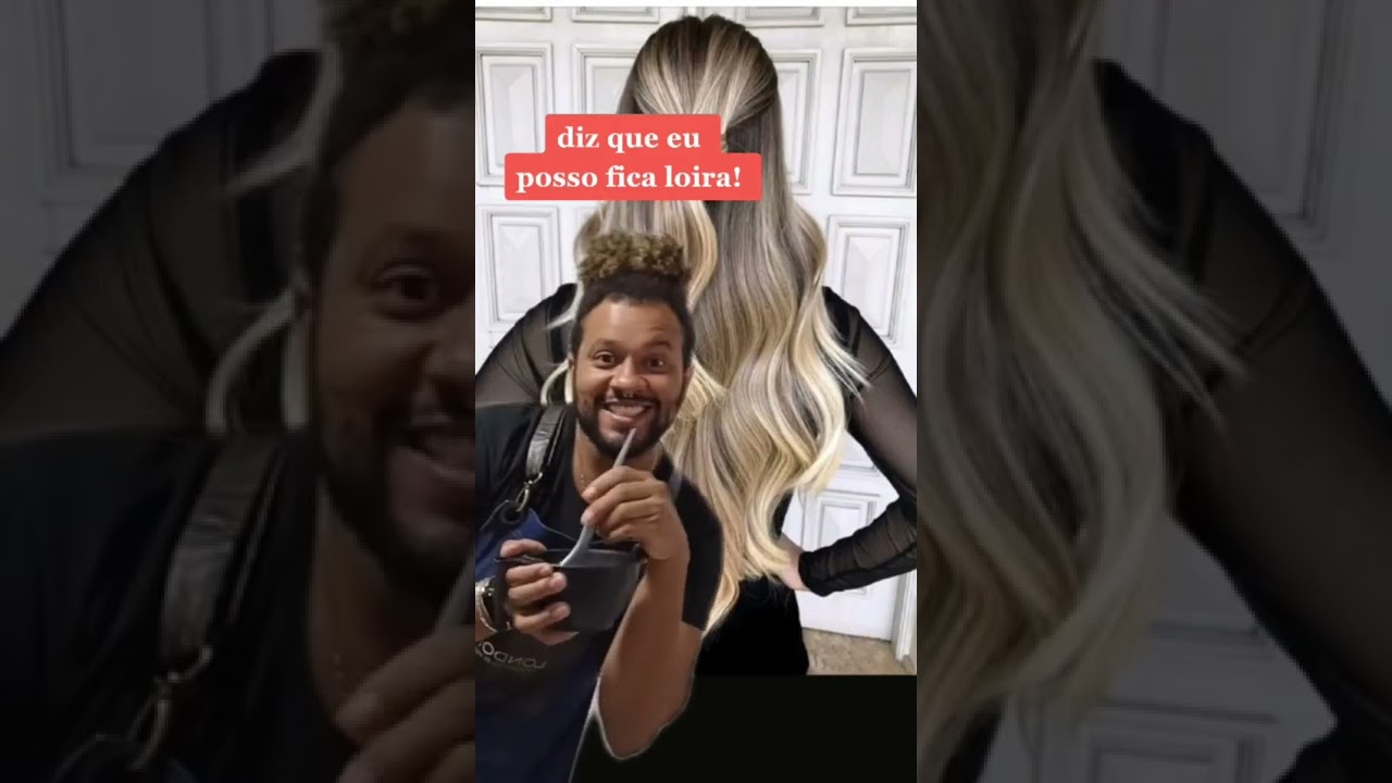 Cabelo pintado de preto n&atilde;o fica loiro!