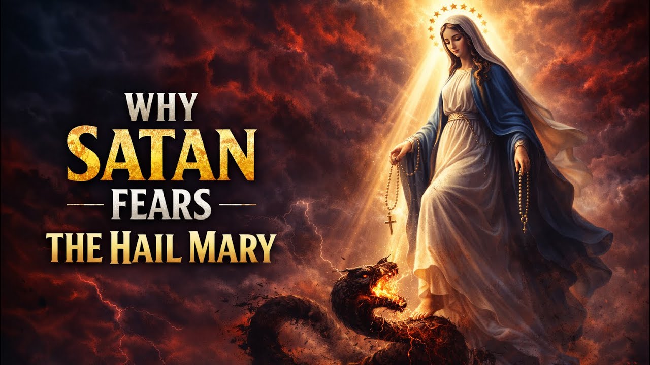 The rosary the sword that destroys demons #prayer #rosary 