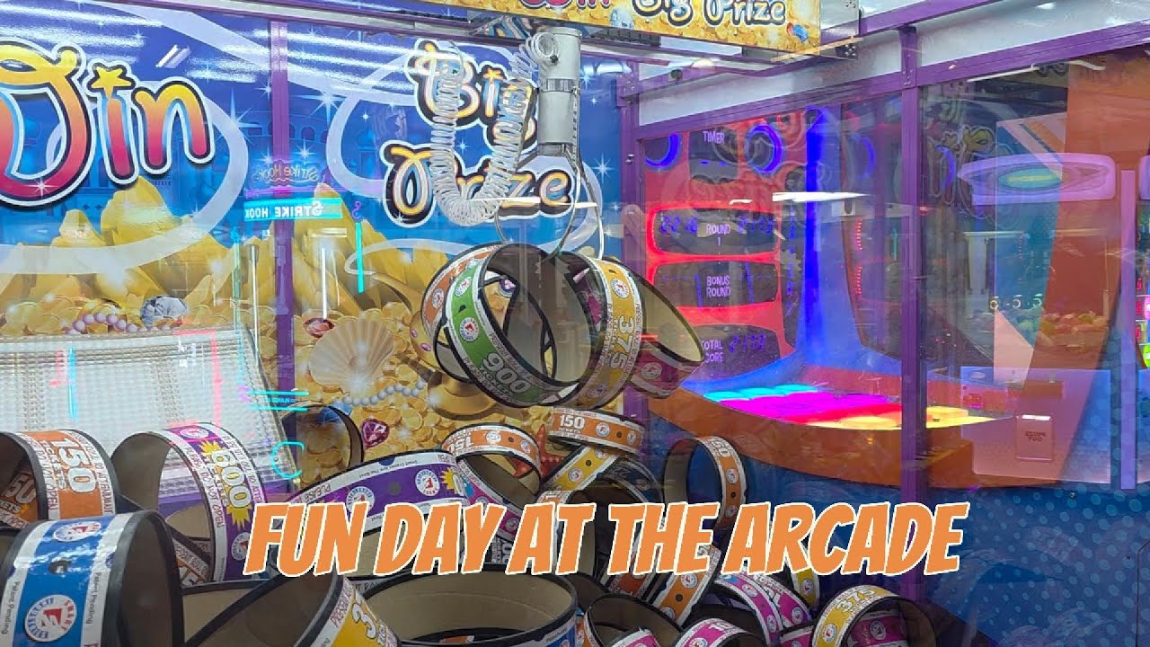 Over the Edge Big, Sweet Land, Tower of Tickets & Claw Machines! Tickets, candy and plushies WON!!!