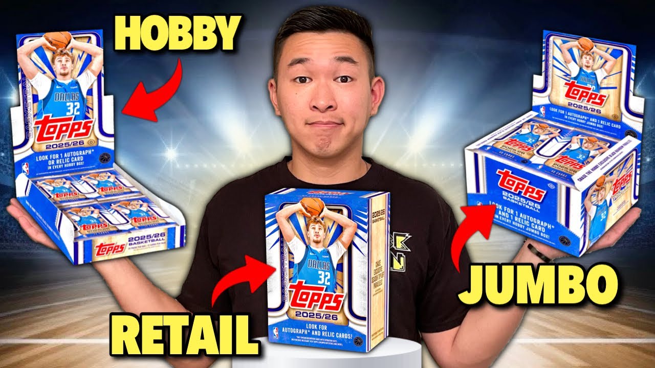 КАКАЯ БАСКЕТБОЛЬНАЯ КОРОБКА TOPPS 2025-26 ЛУЧШЕ: HOBBY vs RETAIL BLASTER vs JUMBO! 🤔💥