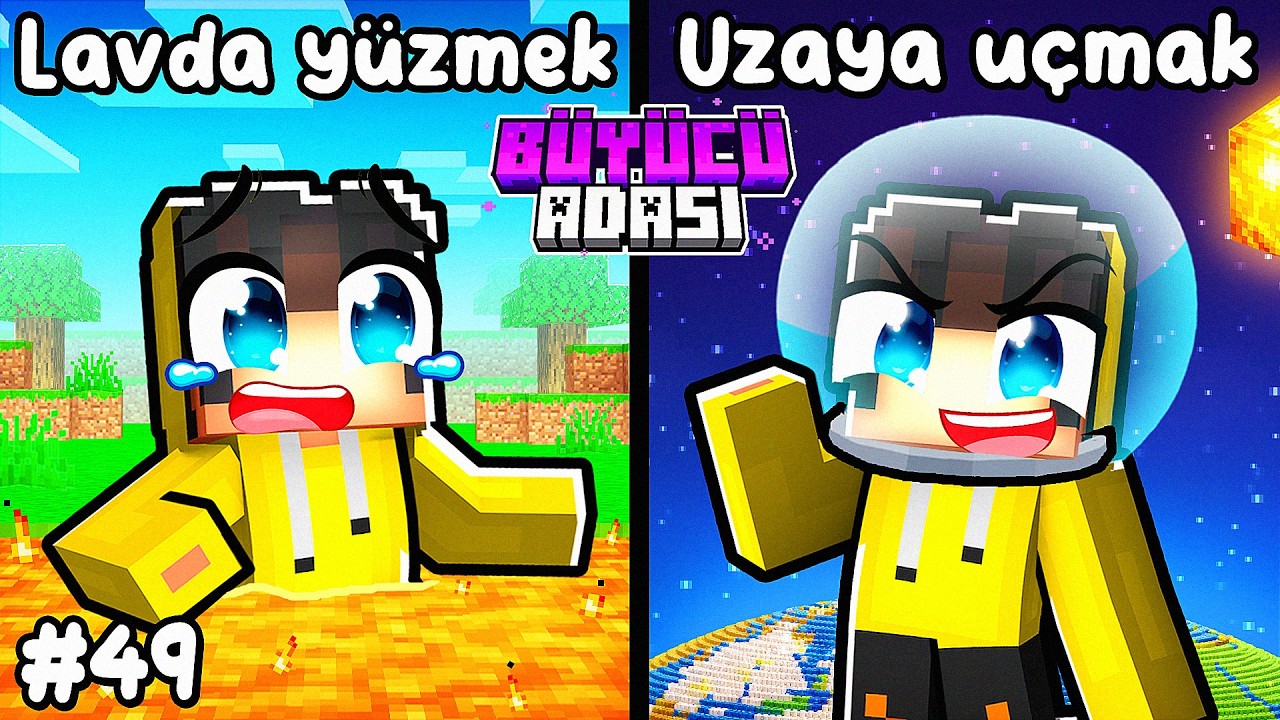 24 Saat Boyunca HAYIR Demek Yasak! ❌ | Minecraft Büyücü Adası #49