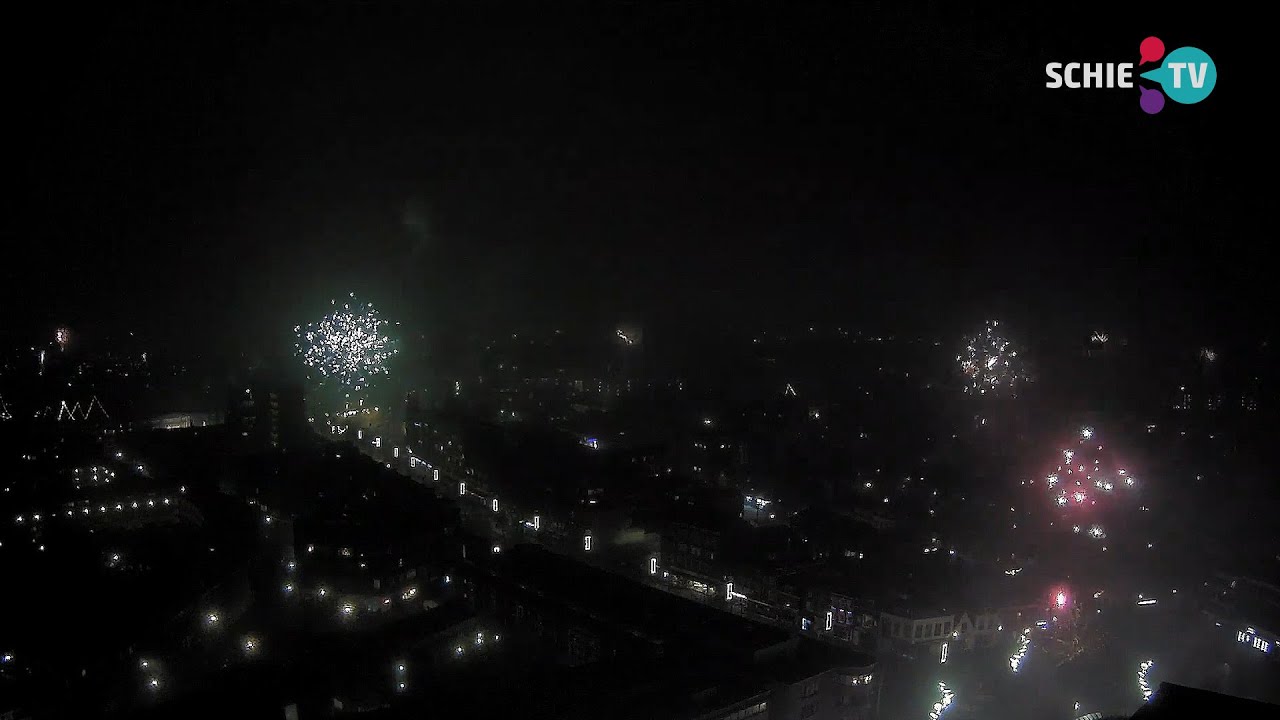 SCHIE TV: Vuurwerk boven Schiedam