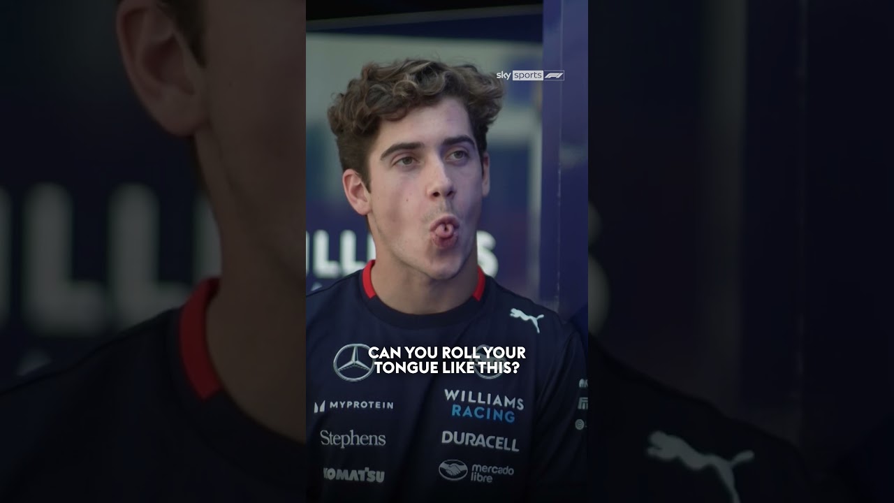 Can you roll your tongue like Franco Colapinto? 😛