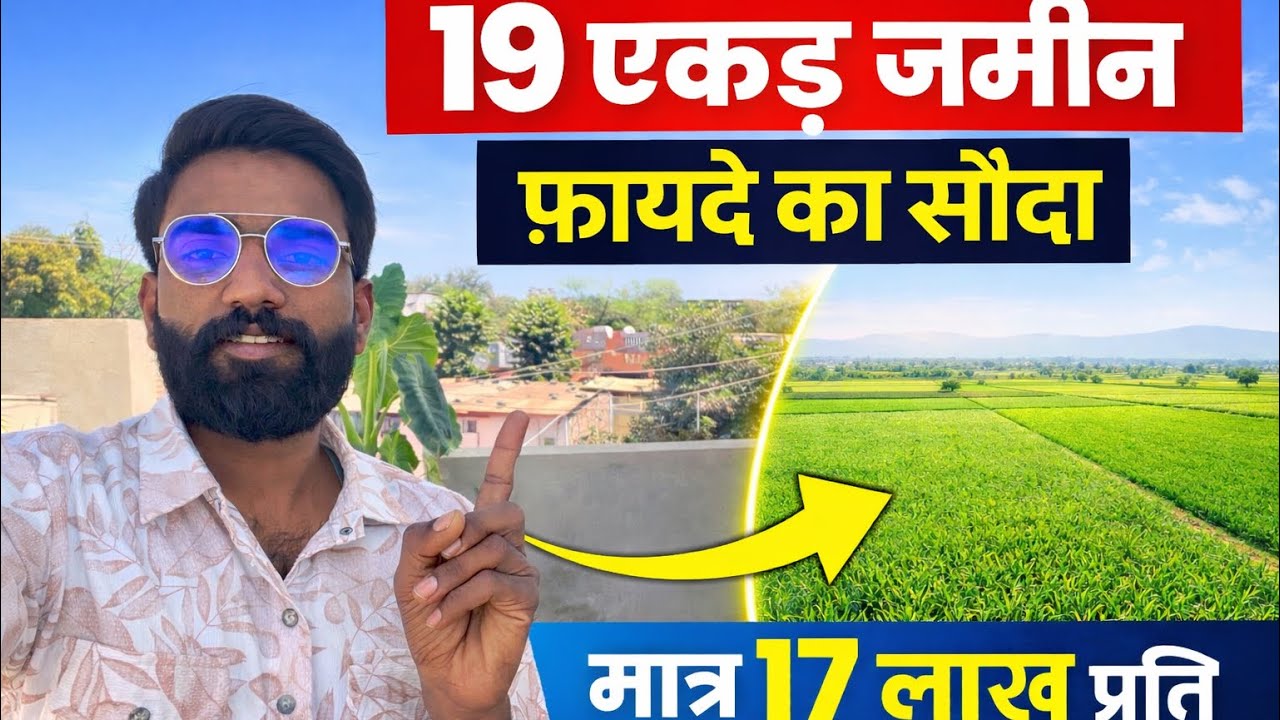 💸सुनहरा अबसर🌾 19 एकड़ जमीन मात्र 12 लाख रुपए प्रति एकड़💯जिला हरदा📍#propertyforsale #youtubevideo