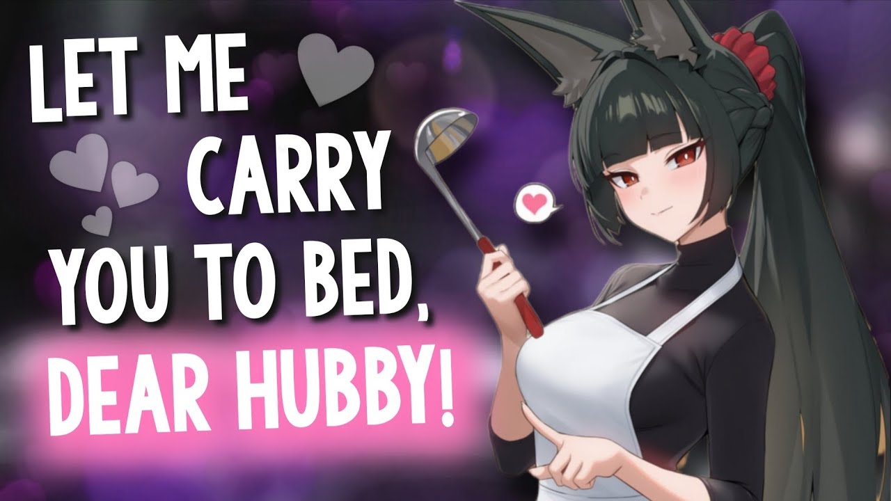 Doting Kitsune Wife Carries you to Bed [In her Lap | Hairplay & Tail Fluff | Domestic | ASMR RP]