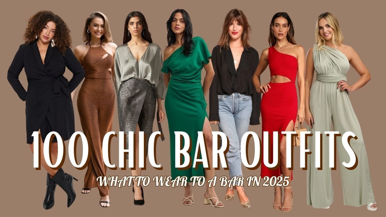 100 Chic Bar Outfit Ideas for Women: What to Wear to a Bar in 2025? Outfit Ideas for Nightclub.