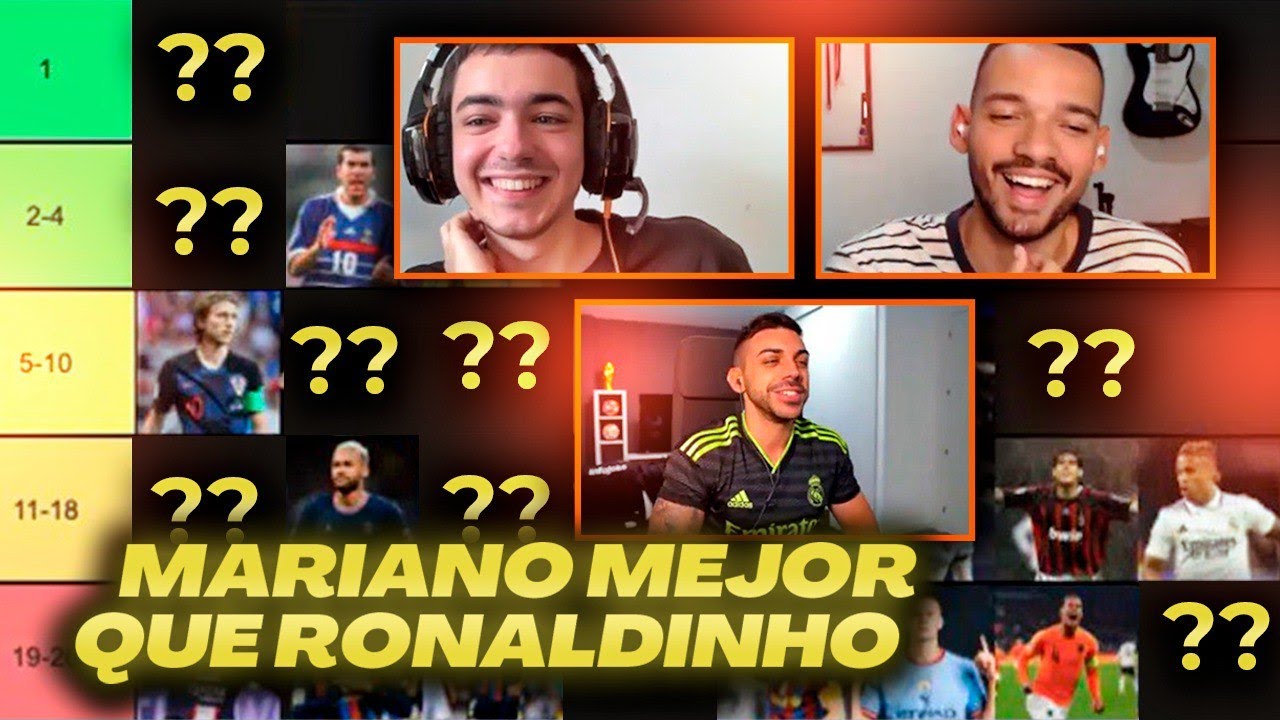 HACEMOS EL TIERLIST de los MEJORES JUGADORES del SIGLO XXI con DJMARIIO y LOS FUTBOLITOS