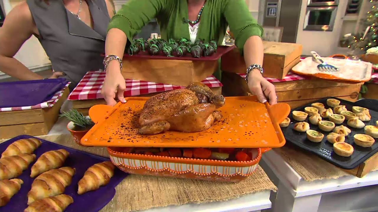 Temp-tations Old World Set of 2 Silicone Baking Boards on QVC
