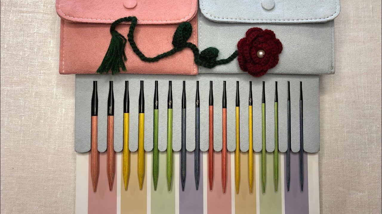 SELF LOVE KnitPro, подарунковий набір дерев'яних знімних спиць, розпаковка та огляд.