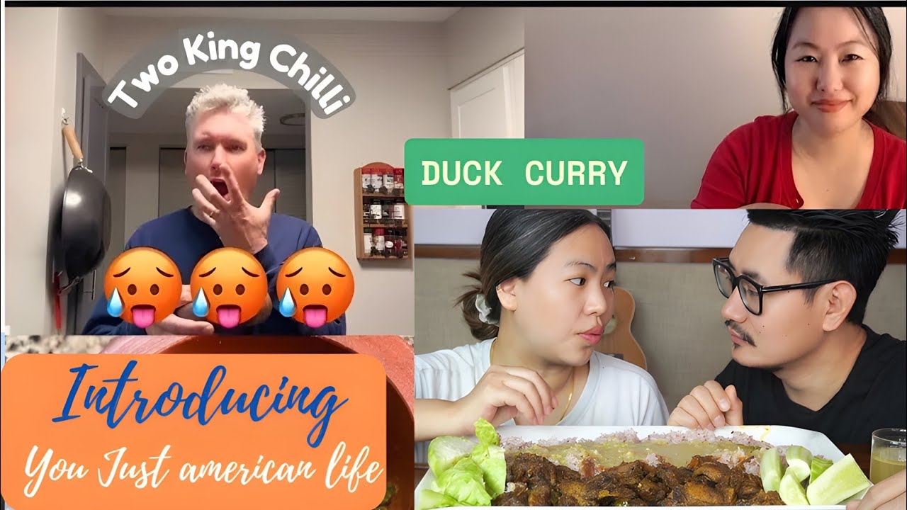 Duck curry Mukbang | Nagaland couple mukbang @Just American Life