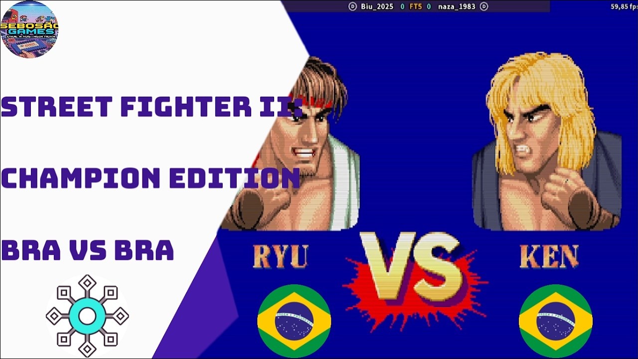 Street Fighter II  Champion Edition | BRA Vs BRA |