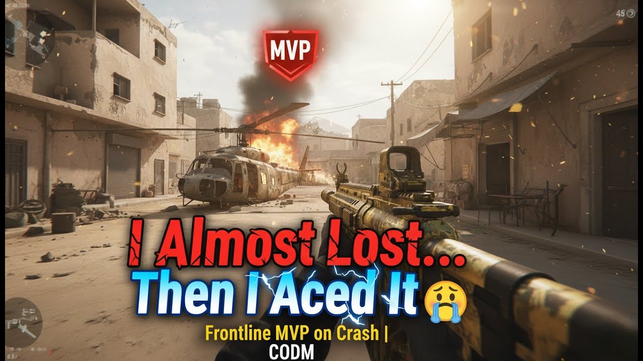 Frontline on Crash 🔥 From Bad Start to MVP Comeback | CODM Gameplay