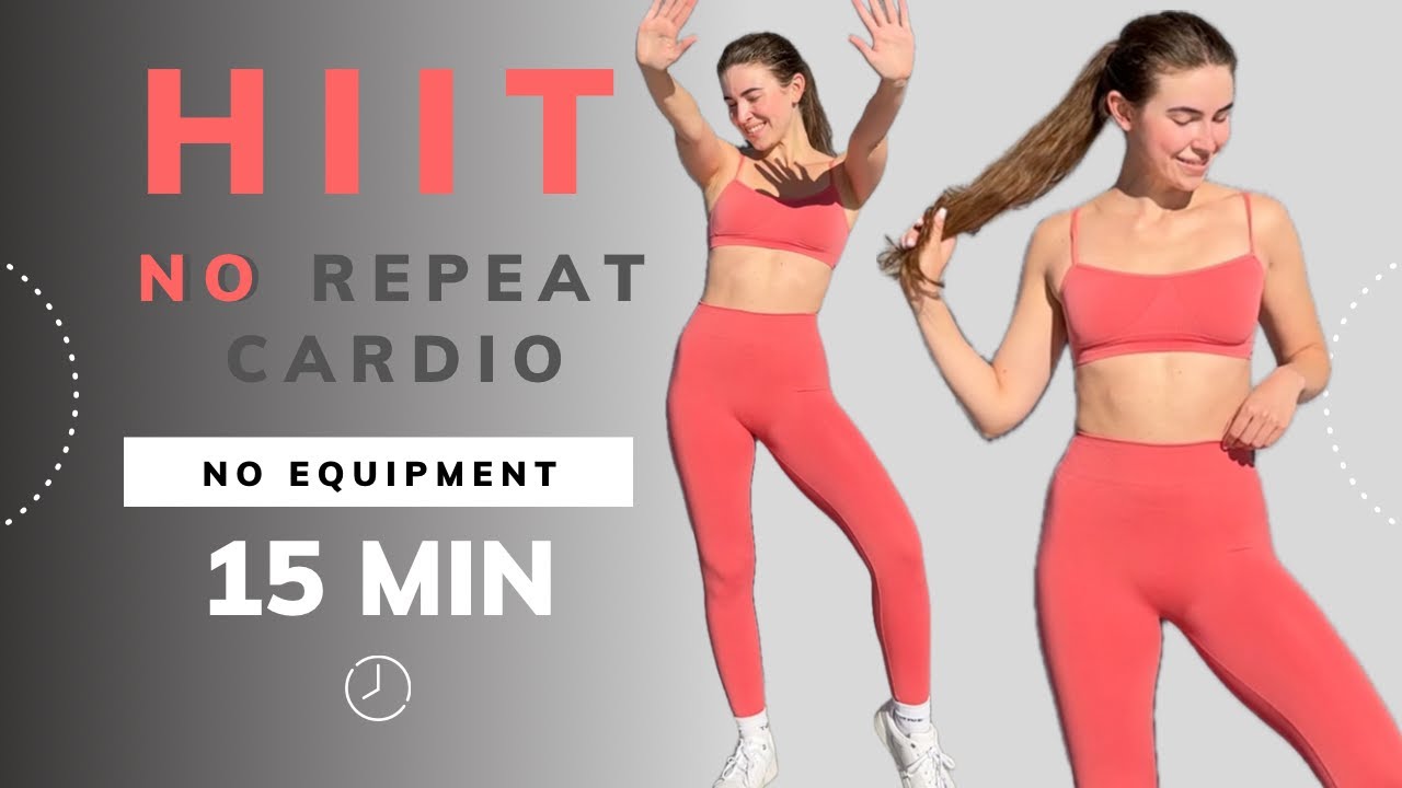 15 MIN HIIT Cardio Blast - No Equipment - Quick & Intense Home Workout for Fat Loss