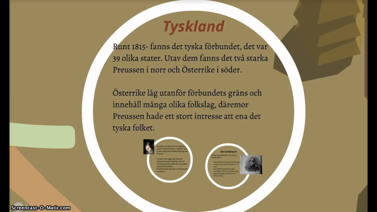 Nationalismen och stater 1800 - tal