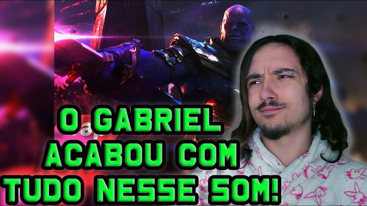 (QUEBROU NESSE SOM!) REAGINDO ao Rap do Thanos - EU SOU INEVITÁVEL | NERD HITS | REACT |  NaiReact