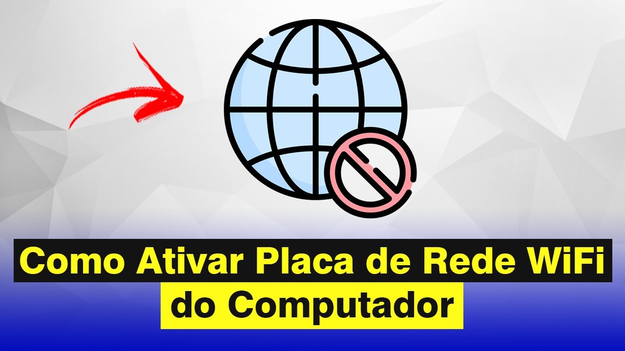 Como Ativar Placa de Rede WiFi do Computador (Solu&ccedil;&atilde;o)