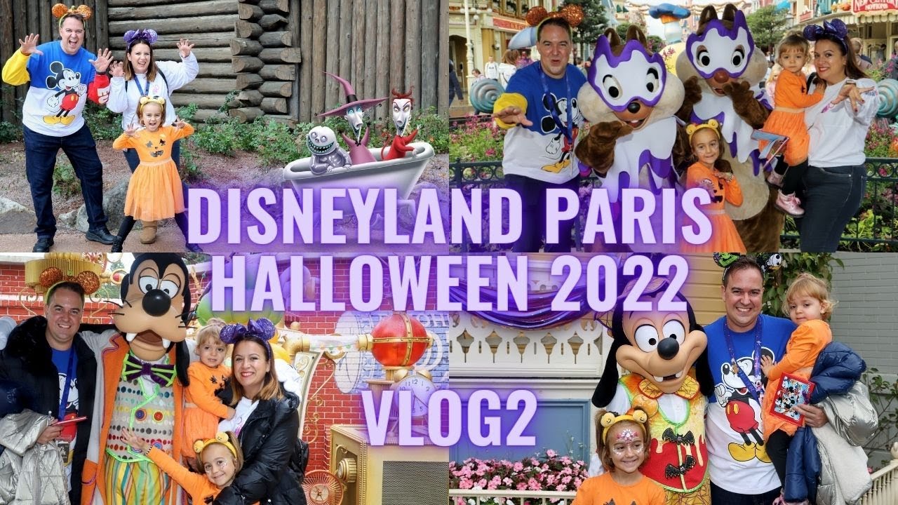 DISNEYLAND PARIS I Halloween 2022 I VLOG 2 Meet & Greet con Chip & Chop 🐿👻