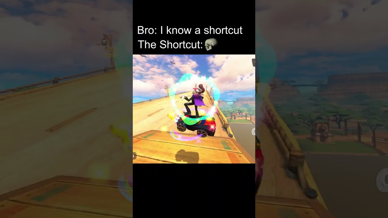 Mario Kart World Shortcuts are Crazy 💀 #shorts #mariokart