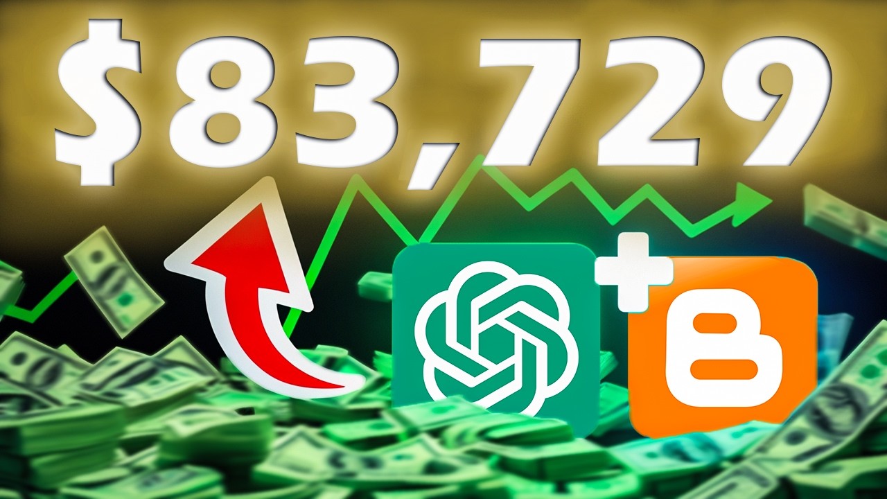 How I Made $83,729 with ChatGPT and Blogger (Breakdown Tutorial)