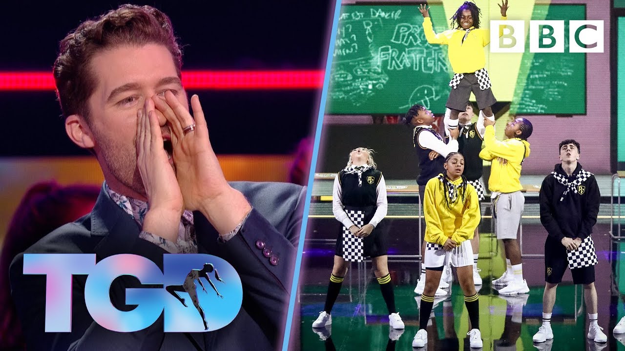 Matthew&rsquo;s energetic Prospects Fraternity take on tables challenge - The Greatest Dancer | LIVE