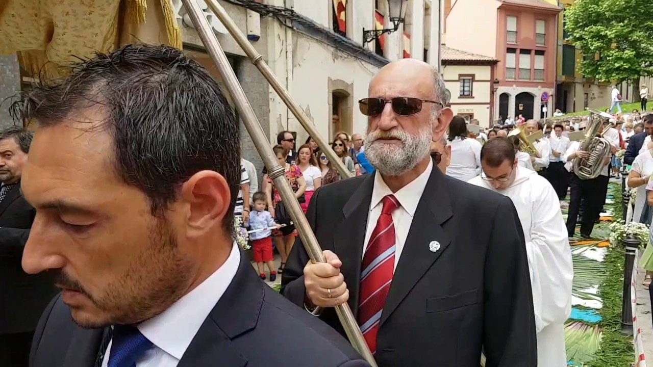 Procesión del Corpus en Candás Asturias, 18- 6- 2017.