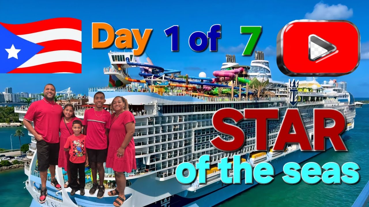 STAR OF THE SEAS             day 1 of 7        #royalcaribbean #travel #family #trending #cruise 