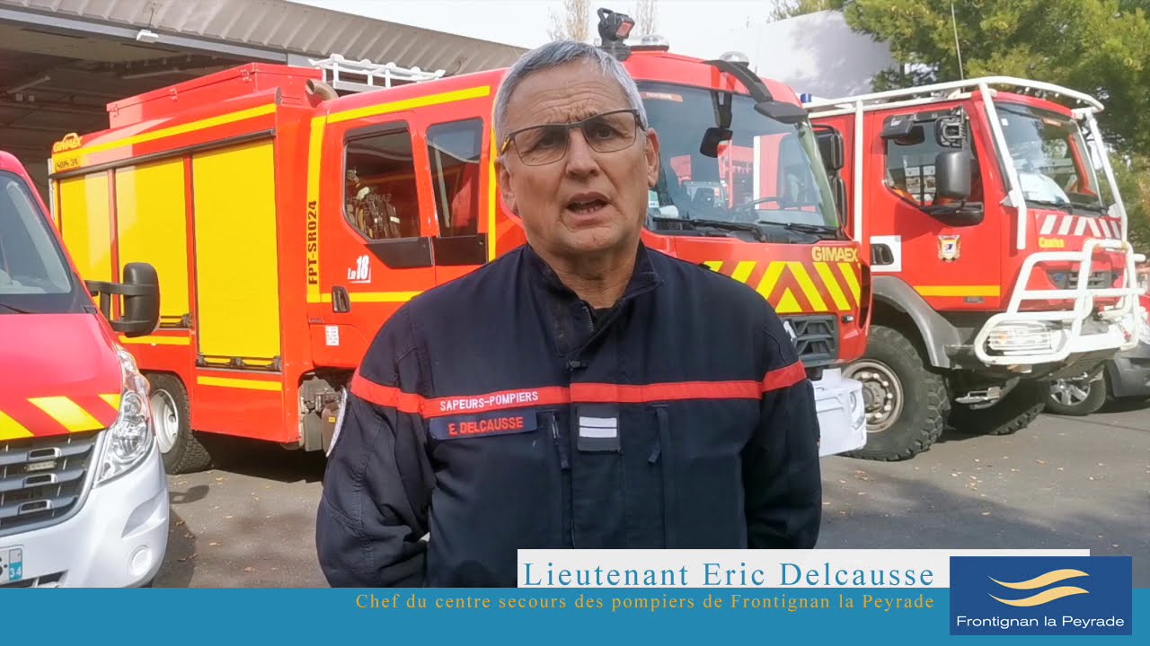 Lieutenant Eric Delcausse - caserne de pompiers de Frontgnan la Peyrade