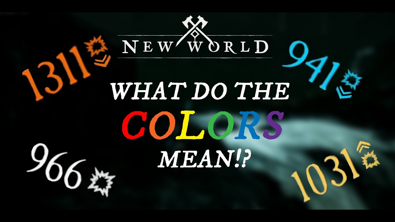 New World - Damage Number Colors Explained in 60 seconds!  #shorts