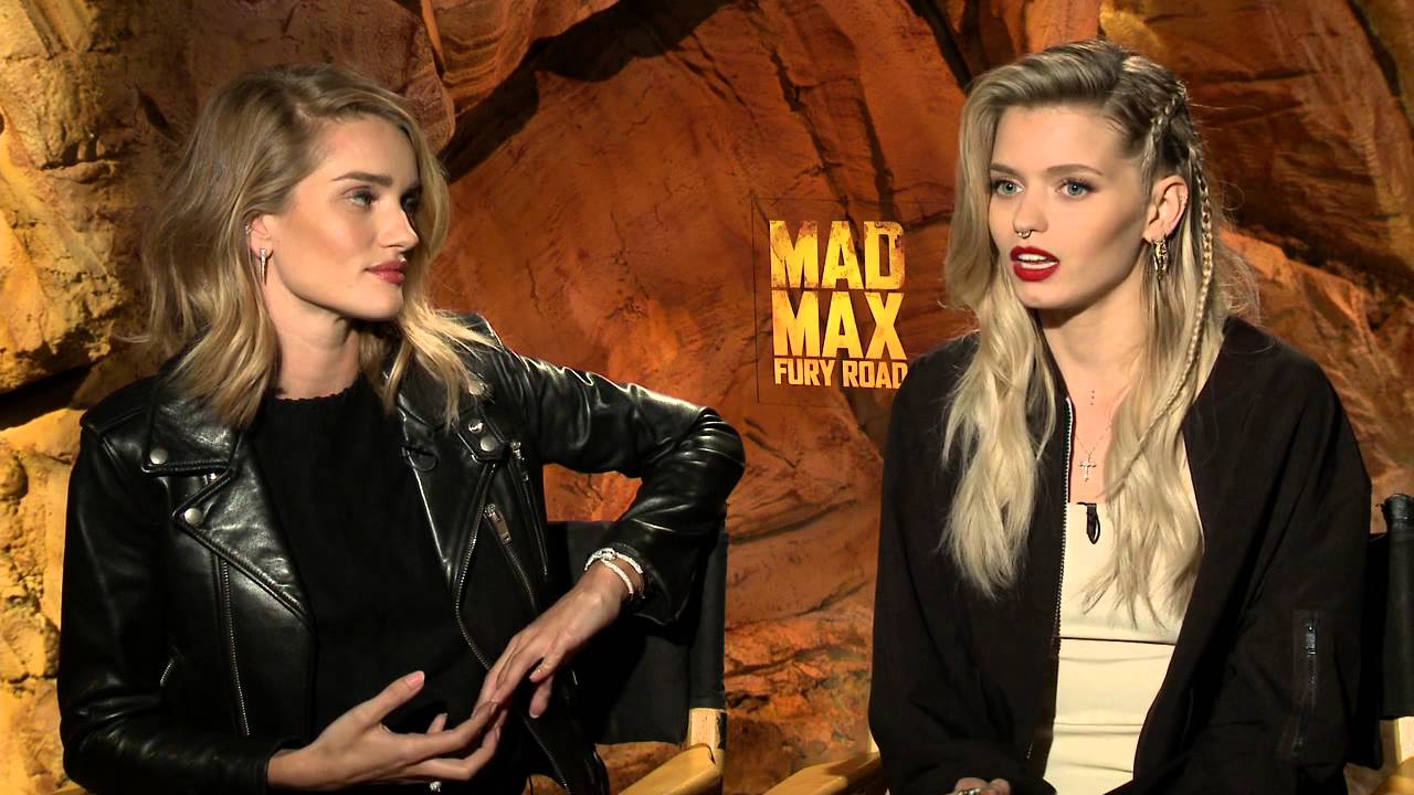 Mad Max: Fury Road: Rosie Huntington-Whiteley & Abbey Lee Official Movie Interview | ScreenSlam
