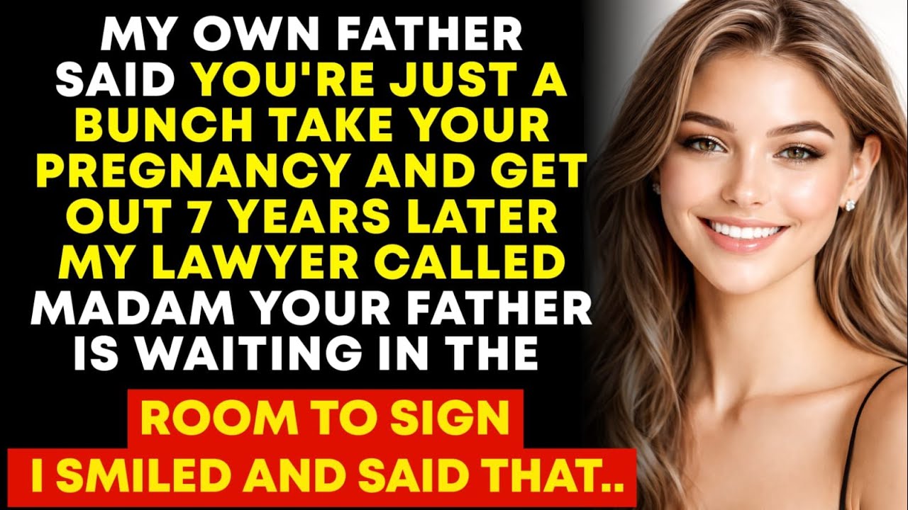 Youre a BUNCH - My father kicked me out while I was pregnant. FIve years later, I paid off his ...