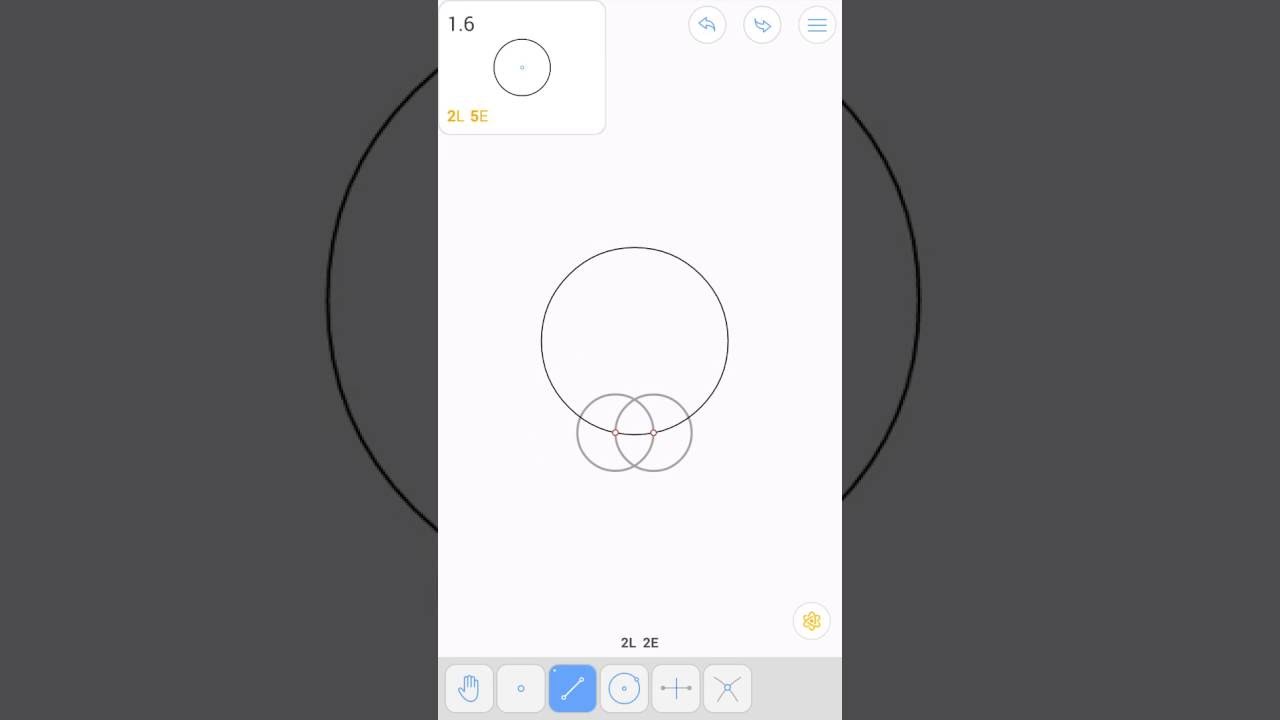 Euclidea 1.6 alpha 6 all star solution walkthrough