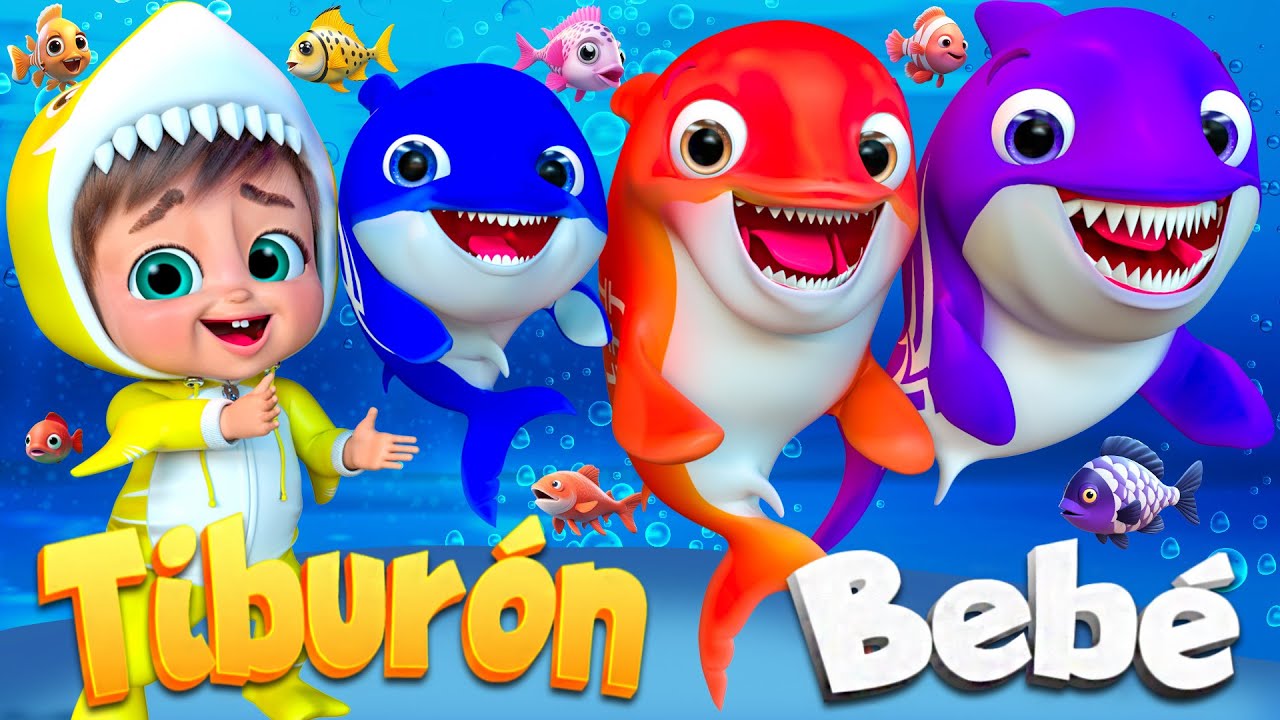 Tiburón Bebé y la Fiesta del Mar | canciones infantiles y rimas infantiles  @SuperLucaEspanol