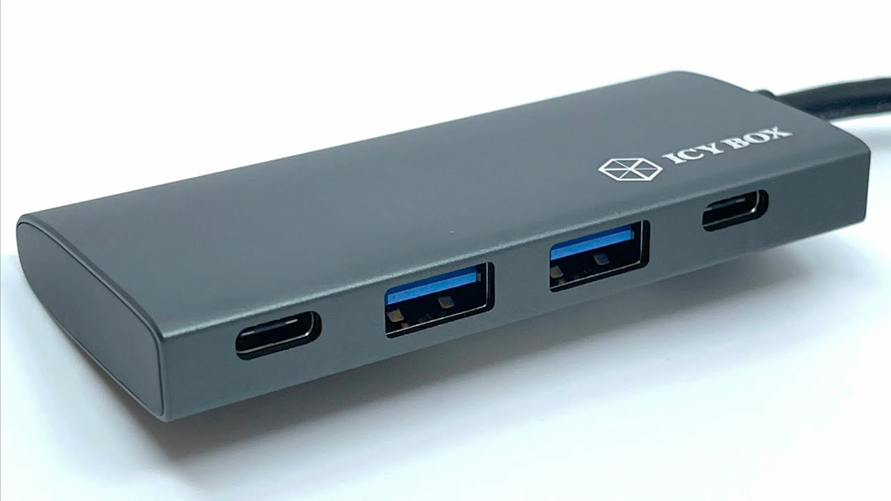 Icy Box 4 Port USB Type-C Hub USB 3.1 (Gen 2) up to 10Gbit/s (IB-HUB1428-C31)