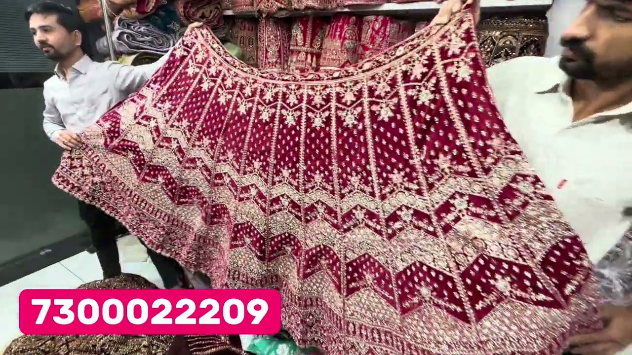 हजार रुपए से लहंगा की शुरुआत! Lehenga wholesale market | Surat wholesale market ￼￼