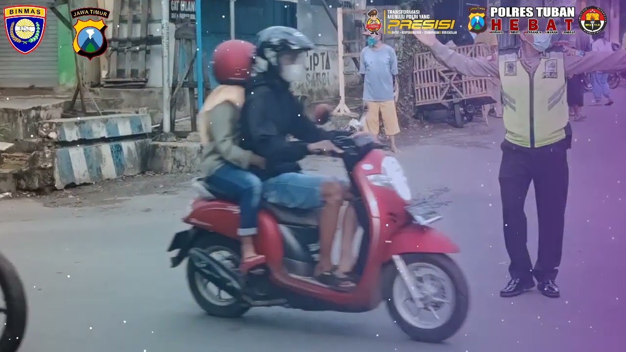 Pagelaran tiap pagi pengaturan lalin Polsek Semanding